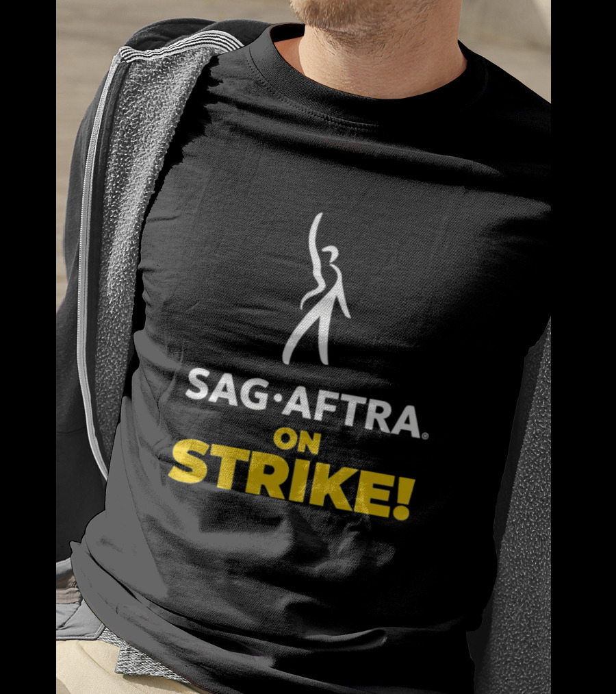 SAG AFTRA On Strike Logo Iconic T-Shirt