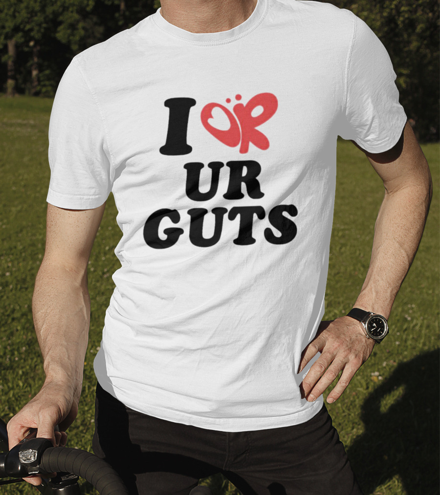 I Or Ur Guts Butterfly Heart T-Shirt
