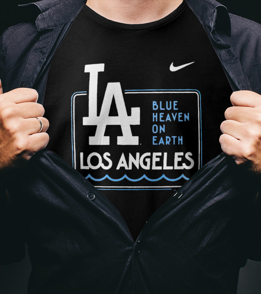 Los Angeles Dodgers Blue Heaven On Earth T-Shirt