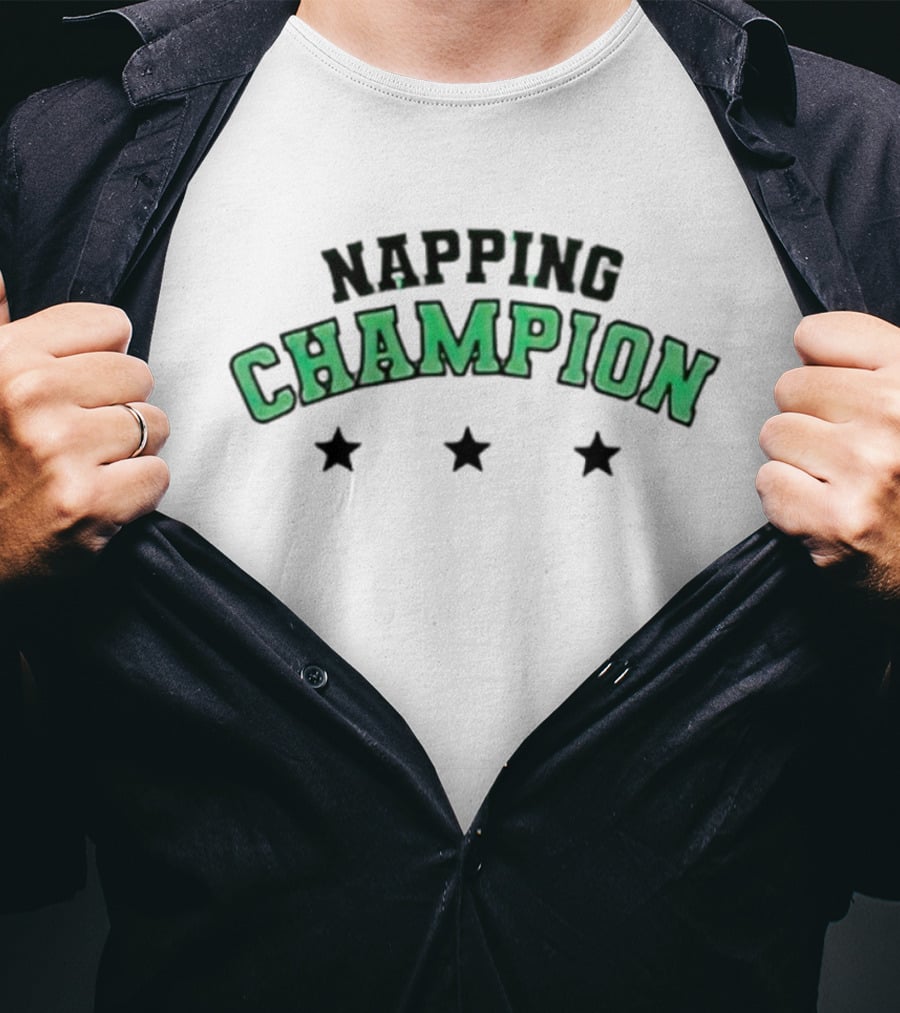 Napping Champion Glow In Dark Stars Collage T-Shirt