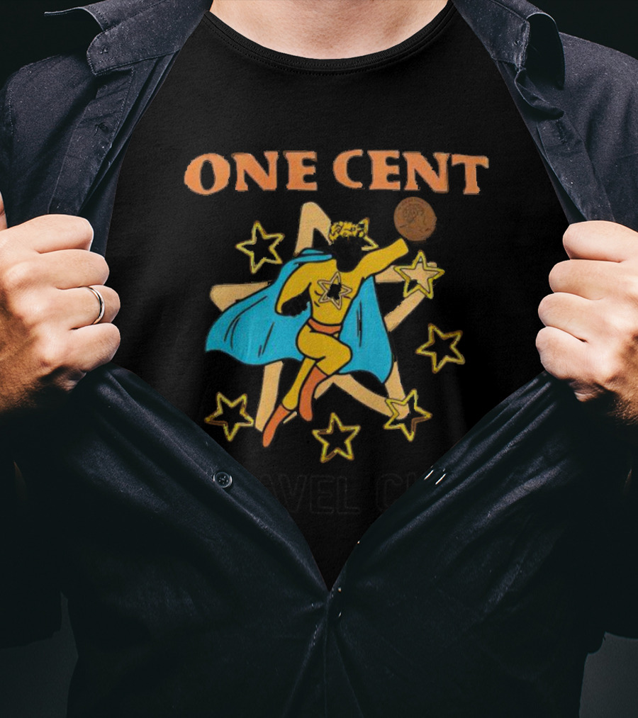 Ryan Trahan One Cent Travel Club Superhero With Stars T-Shirt
