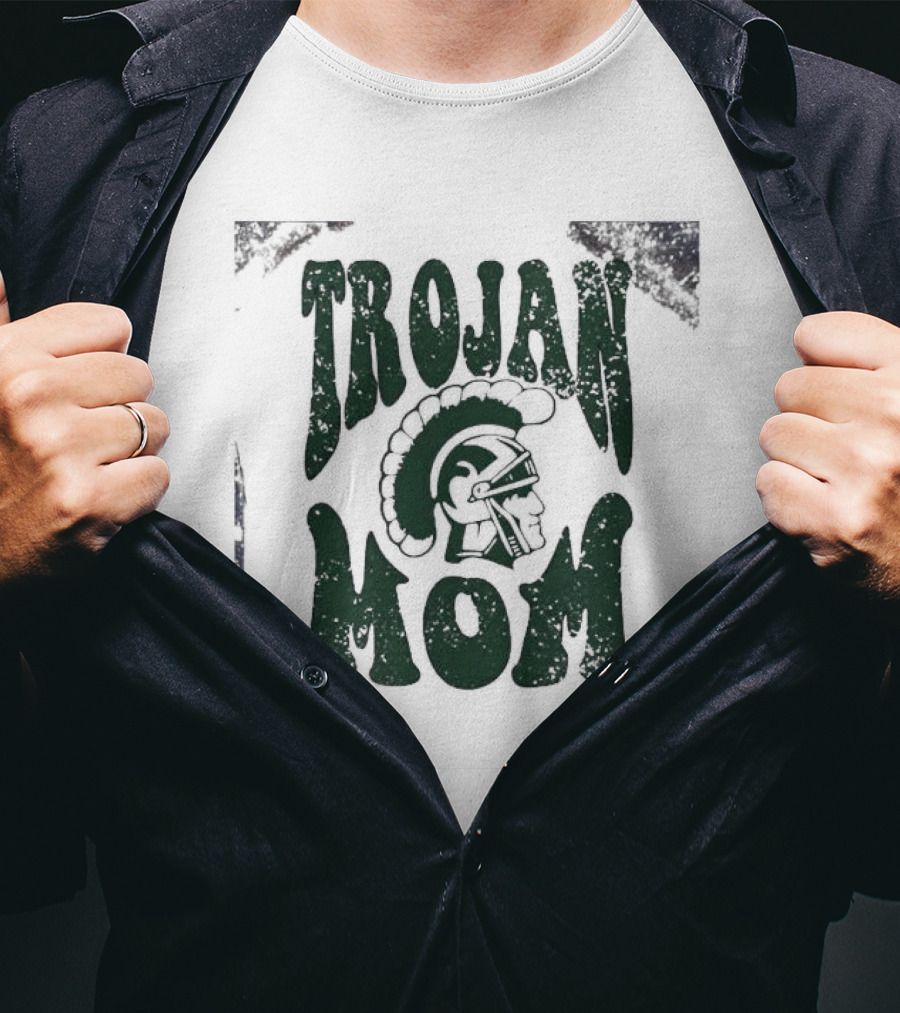 Trojan Mom Sports Team Fan Gear T-Shirt