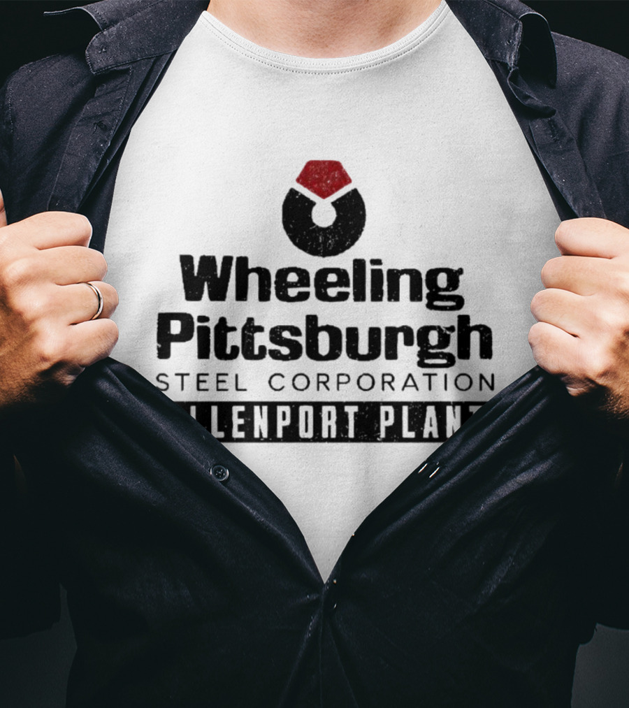 Wheeling Pittsburgh Steel Corporation Allenport Plant T-Shirt