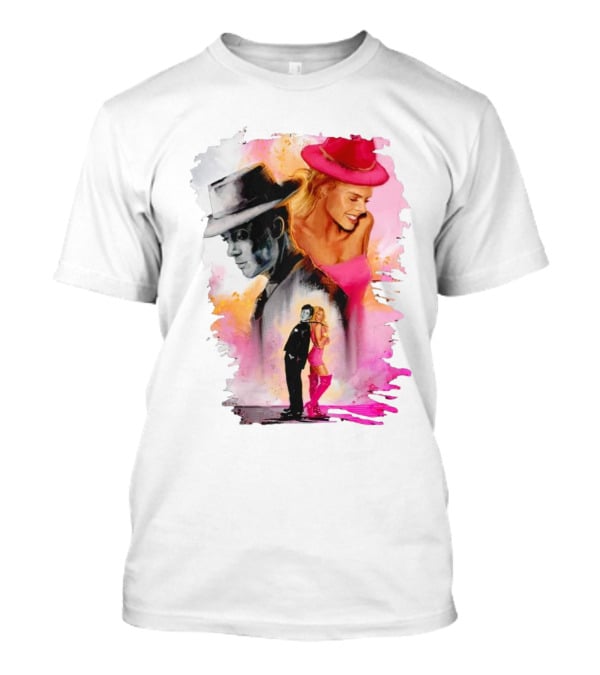 Barbie Oppenheimer Crossover Art Fusion T-Shirt