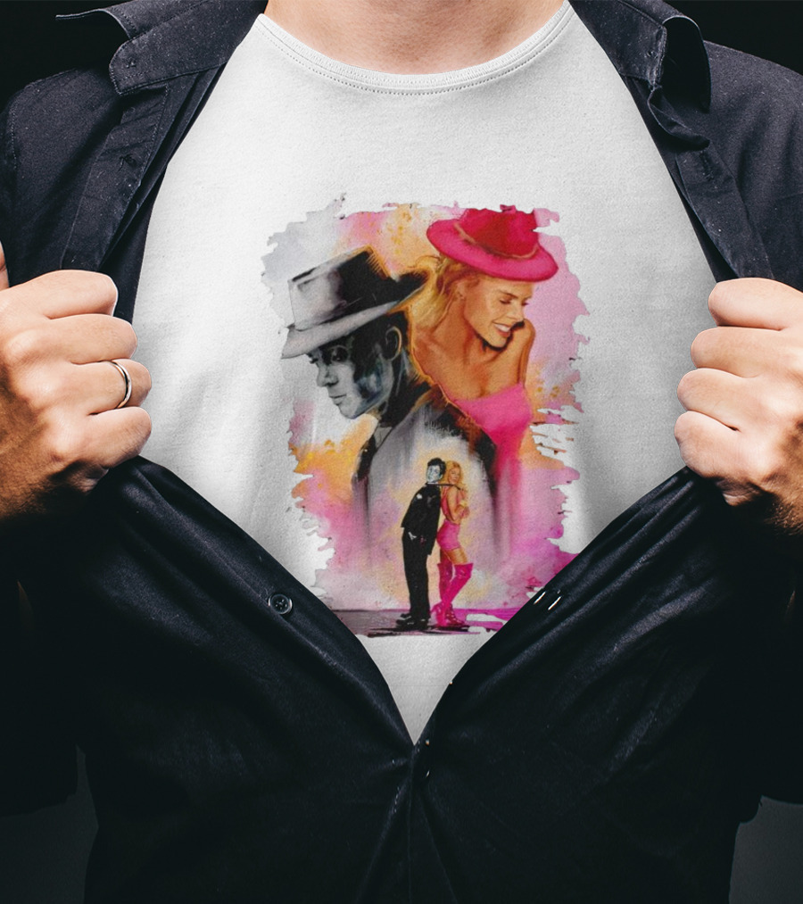Barbie Oppenheimer Crossover Art Fusion T-Shirt