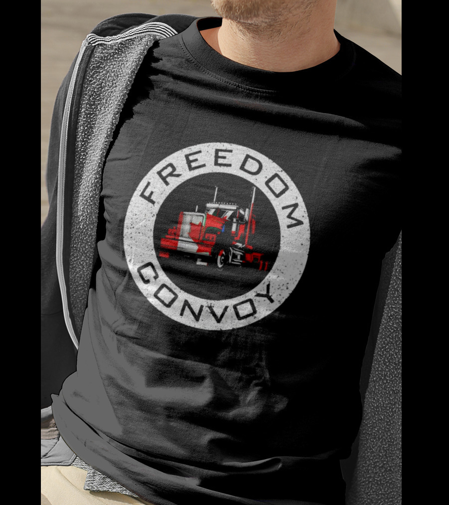 Freedom Convoy Red Truck Canada T-Shirt
