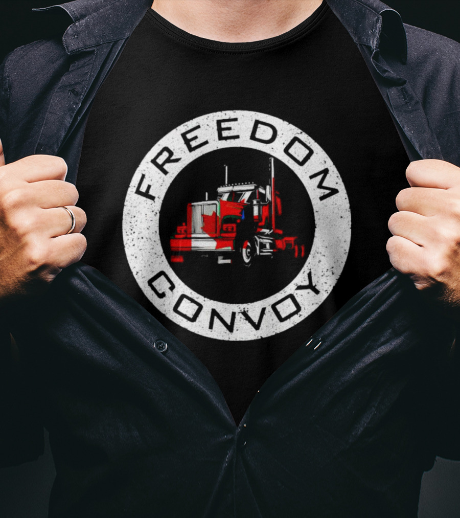 Freedom Convoy Red Truck Canada T-Shirt