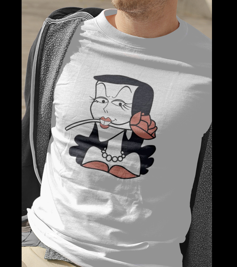 Natasha Fatale With Rose Iconic T-Shirt