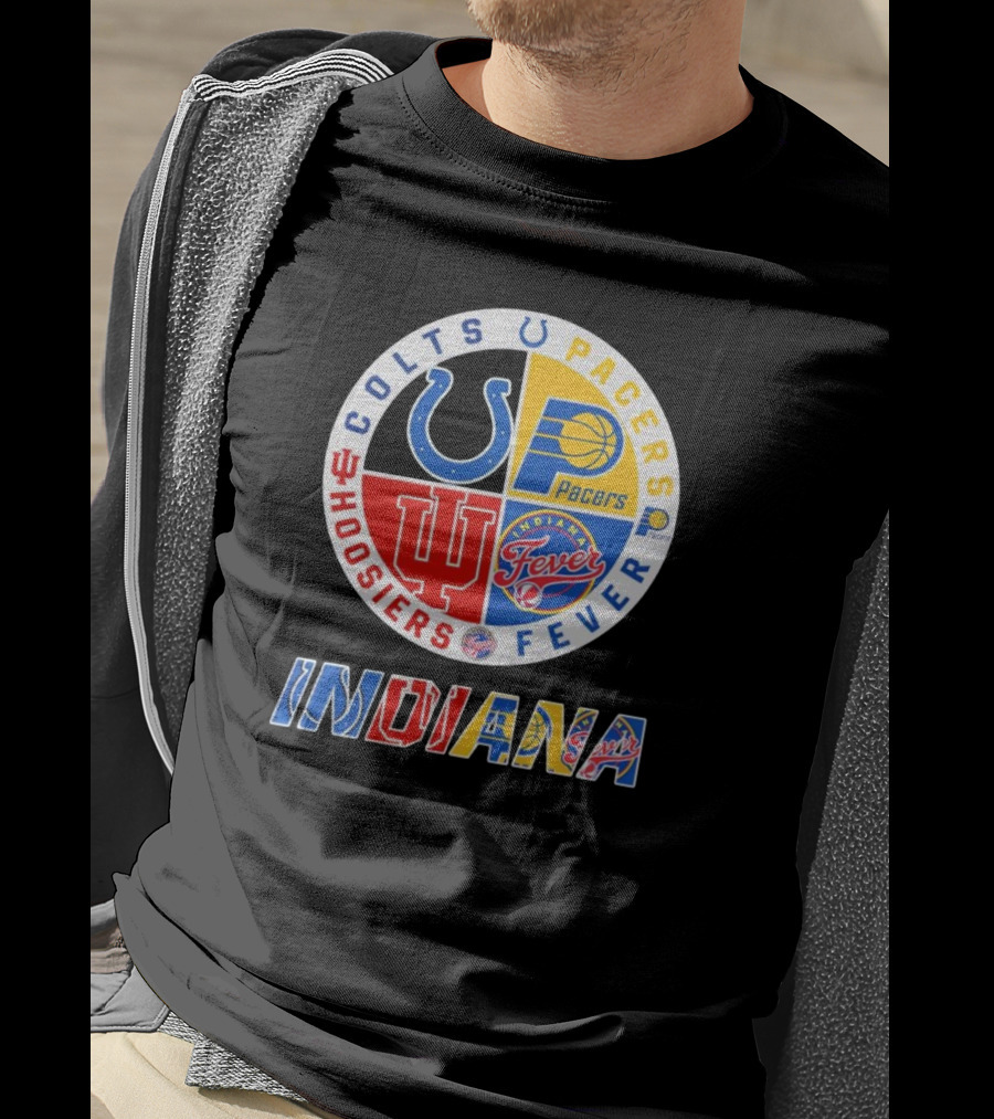 Colts Pacers Hoosiers Fever Indiana Sports T-Shirt