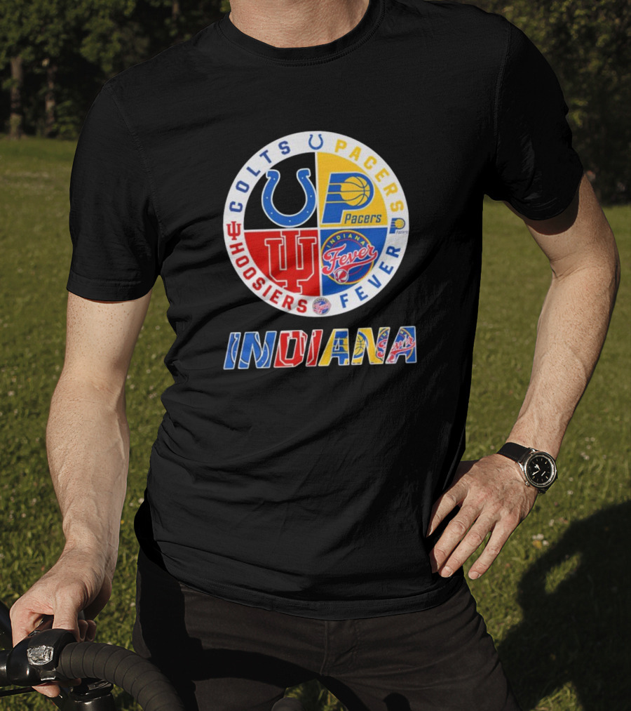 Colts Pacers Hoosiers Fever Indiana Sports T-Shirt