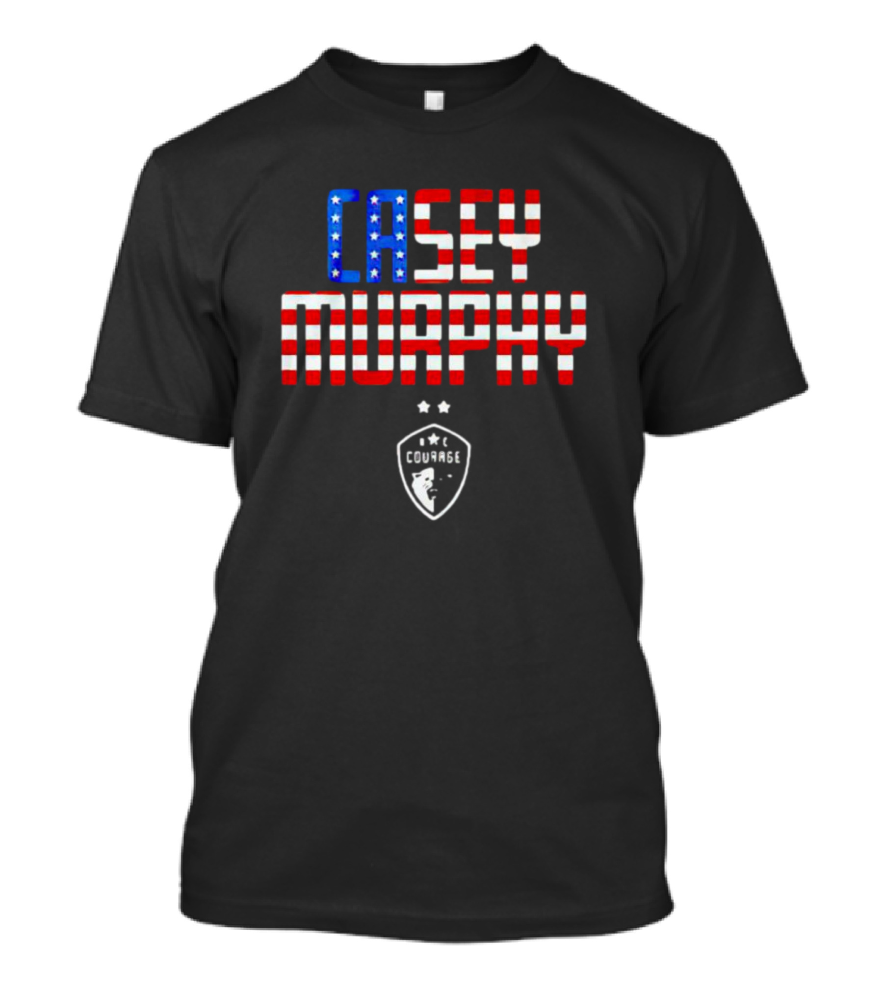 Casey Murphy USA Stars Stripes NC Courage T-Shirt