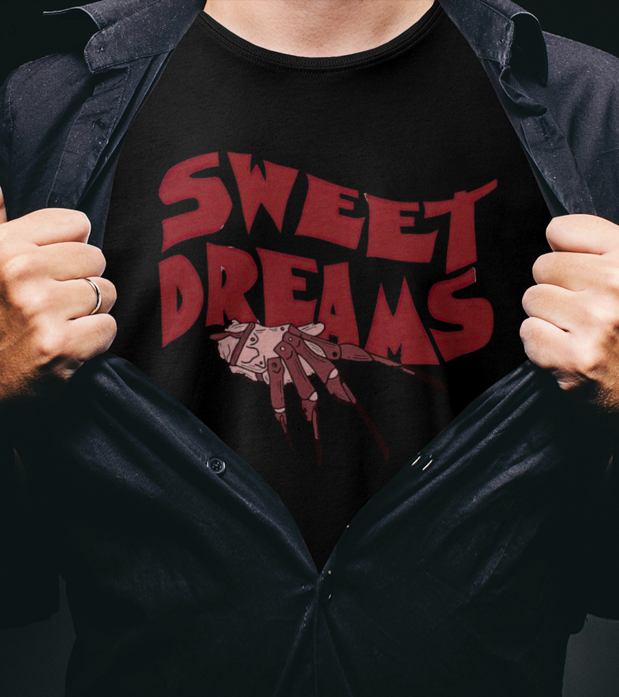 Sweet Dreams Freddy Krueger Glove Horror T-Shirt