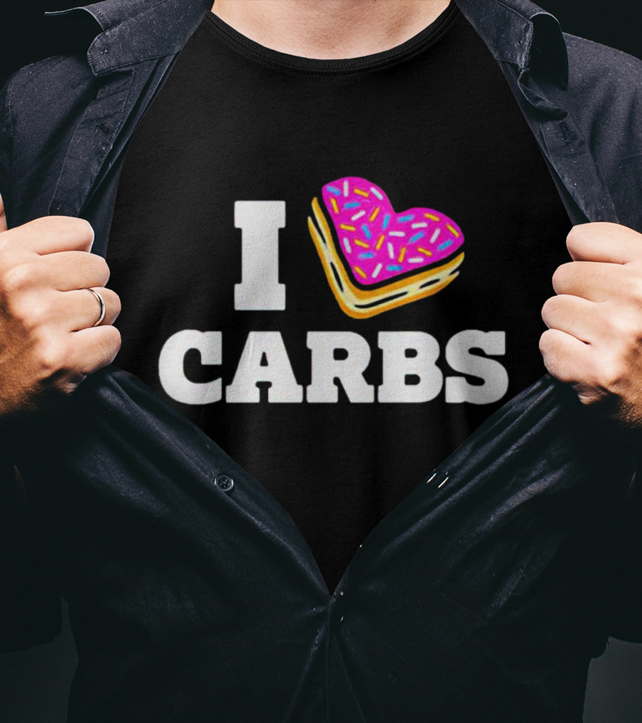 I Heart Carbs With Cake T-Shirt