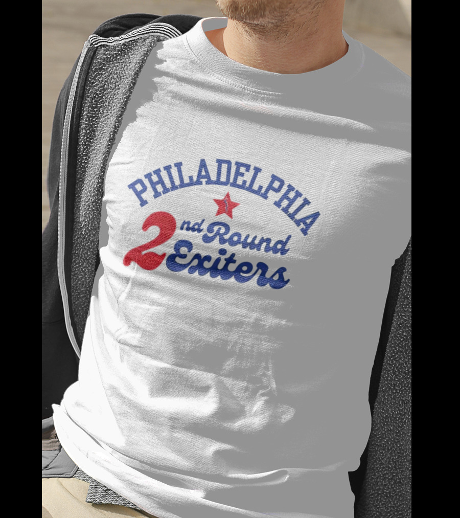 Philadelphia 2nd Round Exiters Red Star T-Shirt