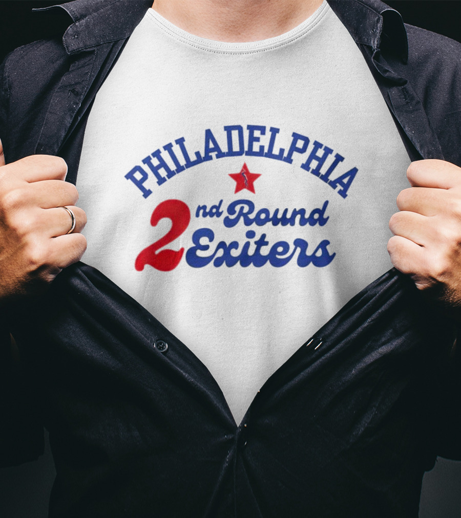 Philadelphia 2nd Round Exiters Red Star T-Shirt