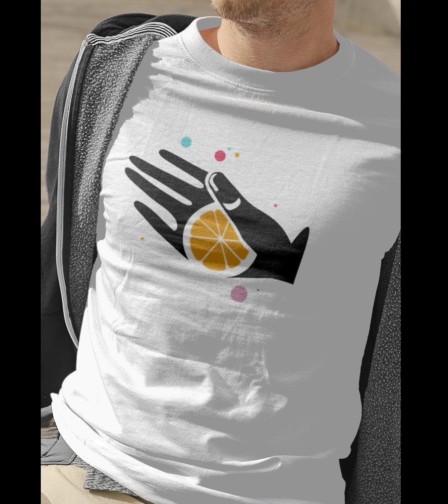 Tequila With Lemon Boom Boom Hand And Citrus Slice Burst T-Shirt