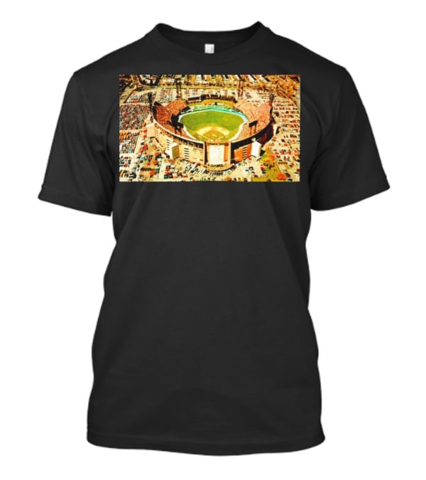Baltimore Orioles Memorial Stadium Aerial View T-Shirt