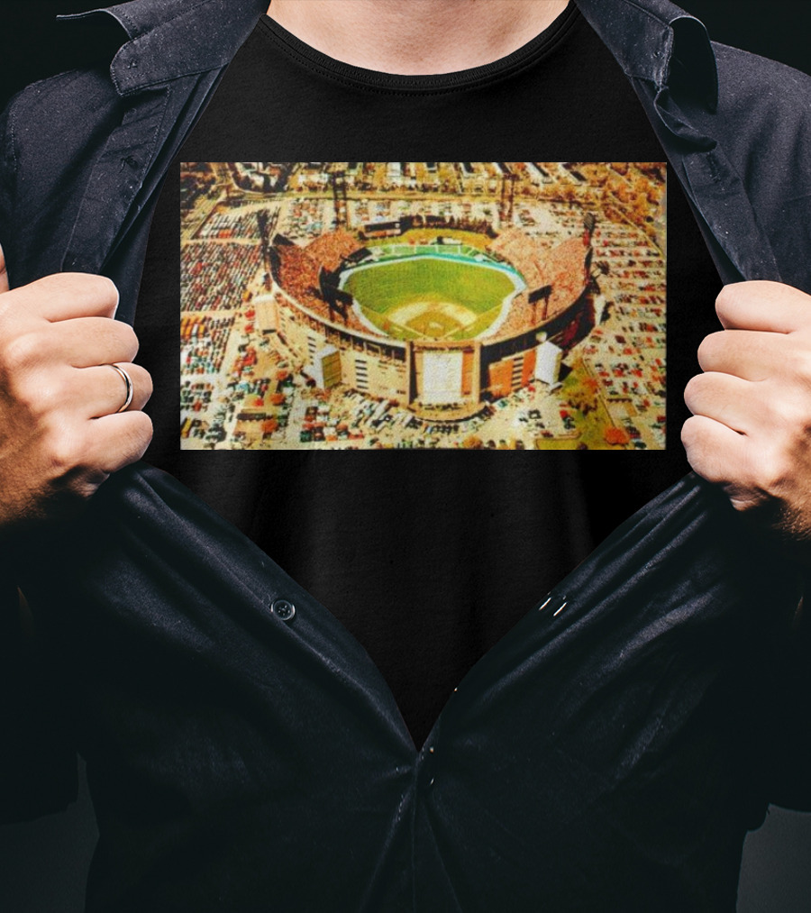 Baltimore Orioles Memorial Stadium Aerial View T-Shirt