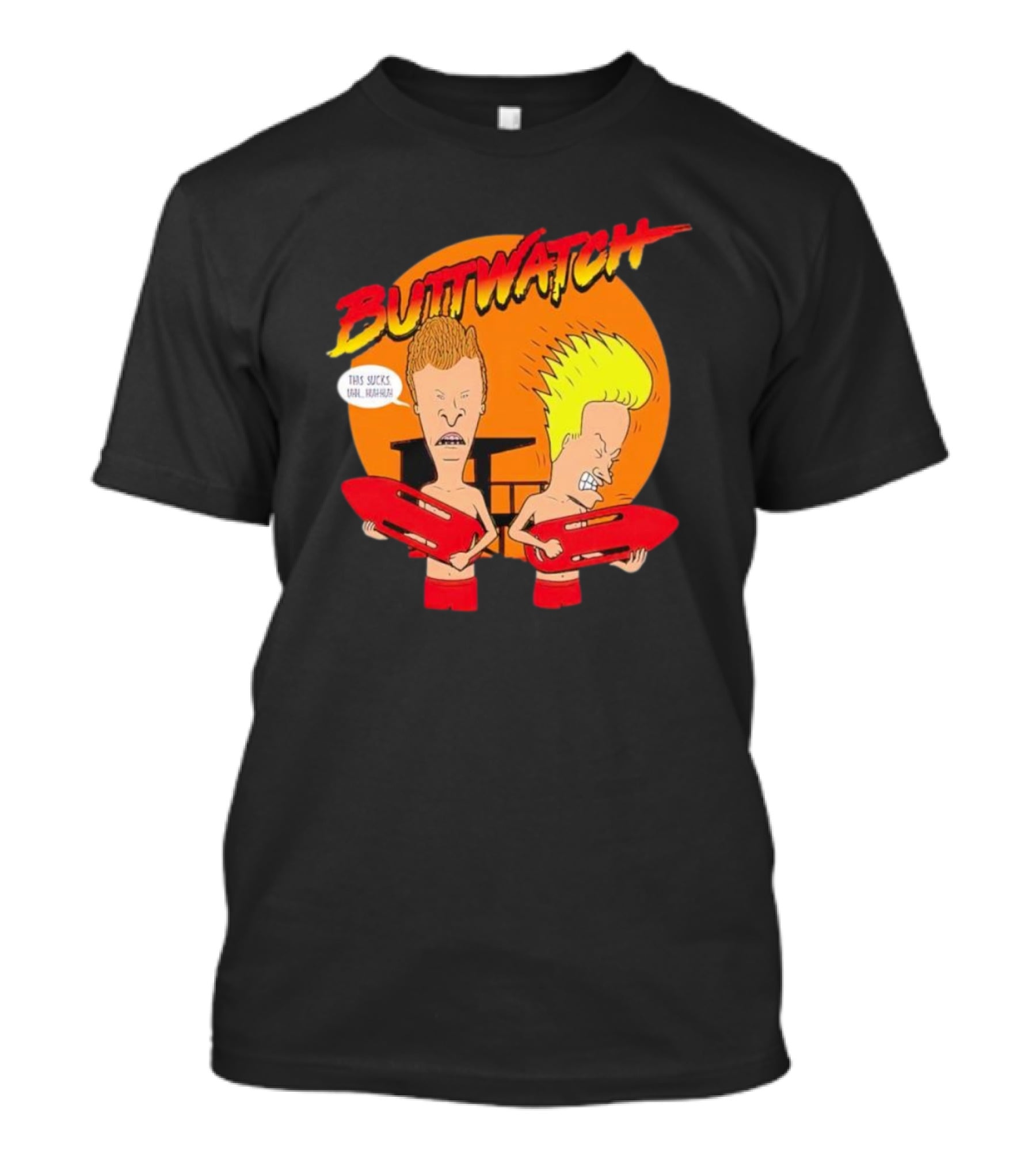 Buttwatch This Sucks Dual Hurrah T-Shirt