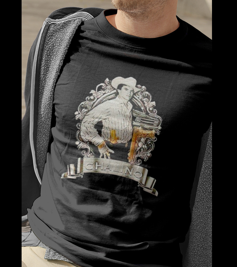 Chalino Sanchez Iconic Cowboy Portrait Vintage Novelty T-Shirt
