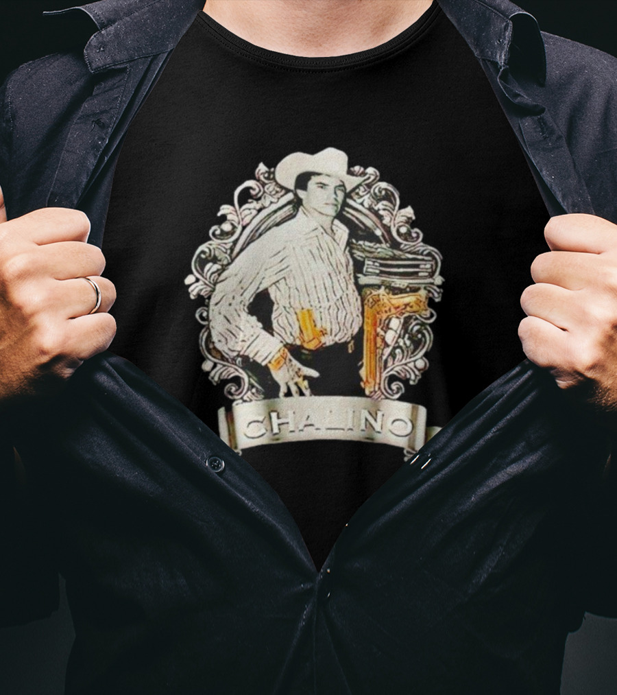 Chalino Sanchez Iconic Cowboy Portrait Vintage Novelty T-Shirt