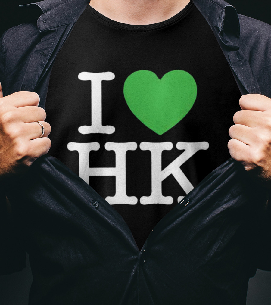 I Love HK Hong Kong Heart T-Shirt