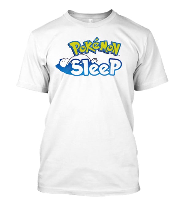 Pokémon Snorlax Sleep Logo Cartoon T-Shirt