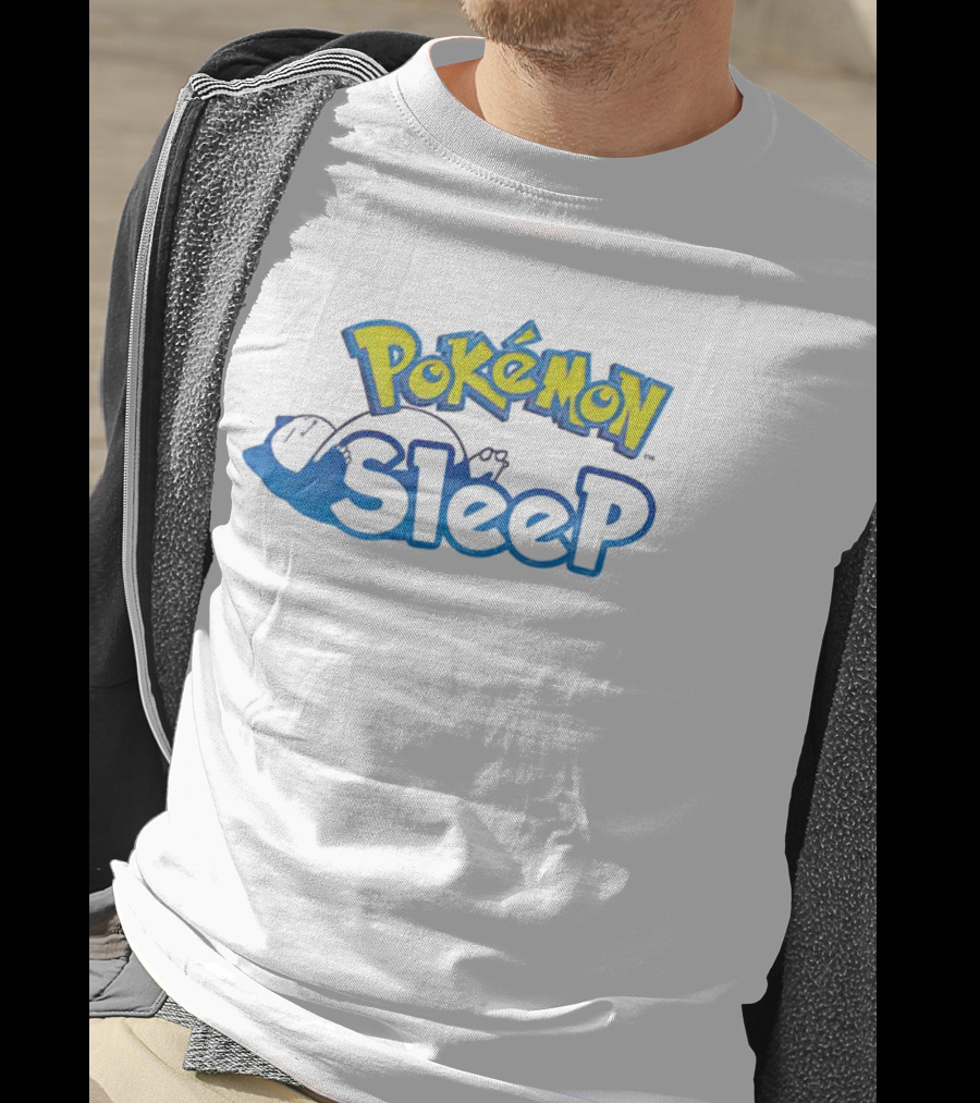 Pokémon Snorlax Sleep Logo Cartoon T-Shirt