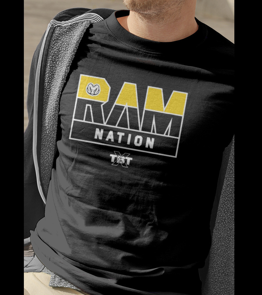 Ram Nation TBT Basketball Tournament Logo With Ram T-Shirt