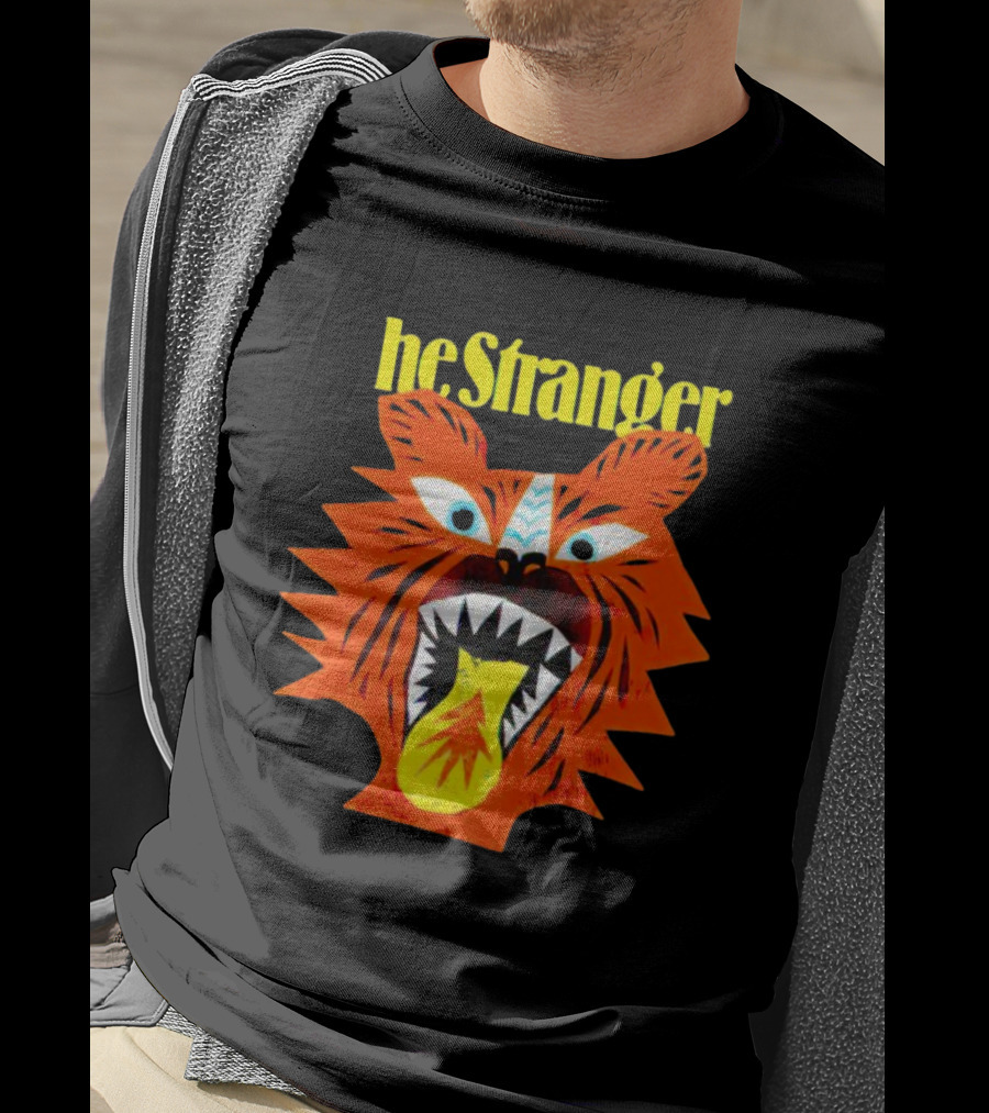He Stranger Tiger Fierce Roaring Face T-Shirt