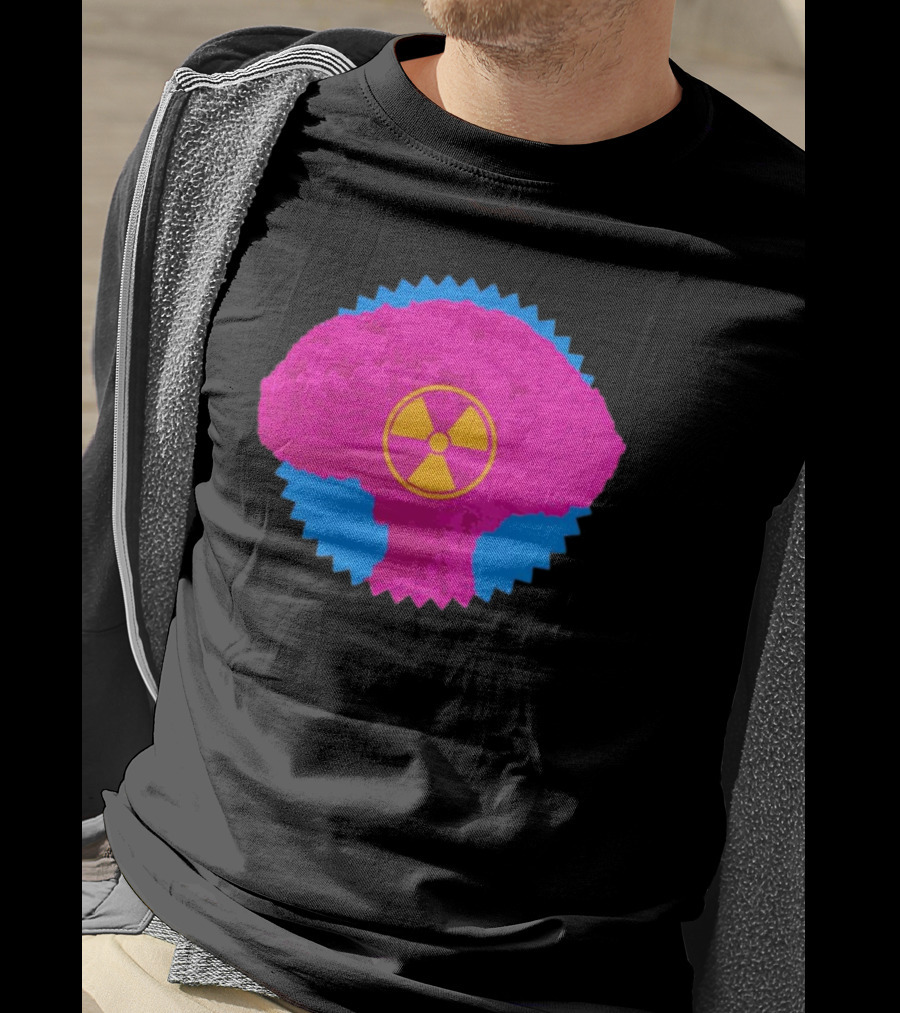 Barbie Box Office Bomb Pink Mushroom Cloud With Radiation T-Shirt