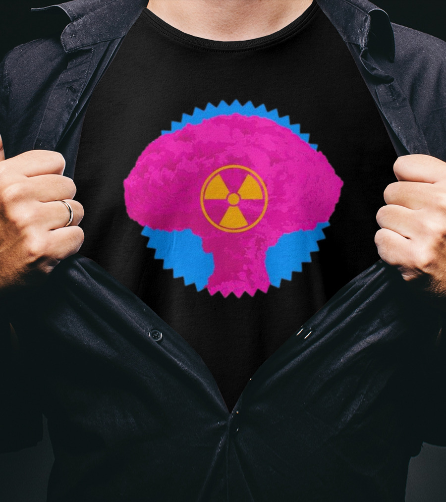 Barbie Box Office Bomb Pink Mushroom Cloud With Radiation T-Shirt