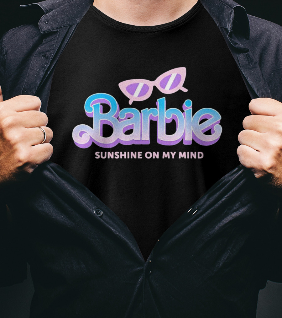 Barbie Sunshine On My Mind Sunglasses Retro Nostalgia T-Shirt