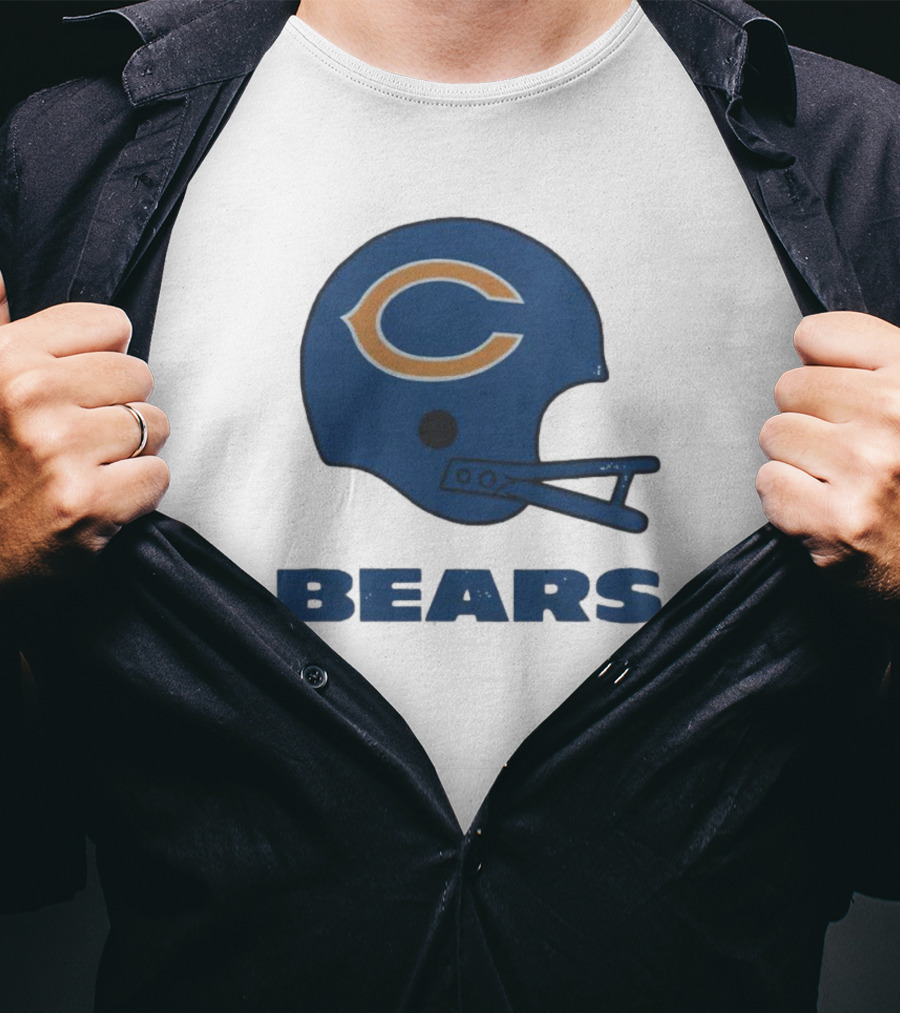 Chicago Bears Helmet Iconic T-Shirt