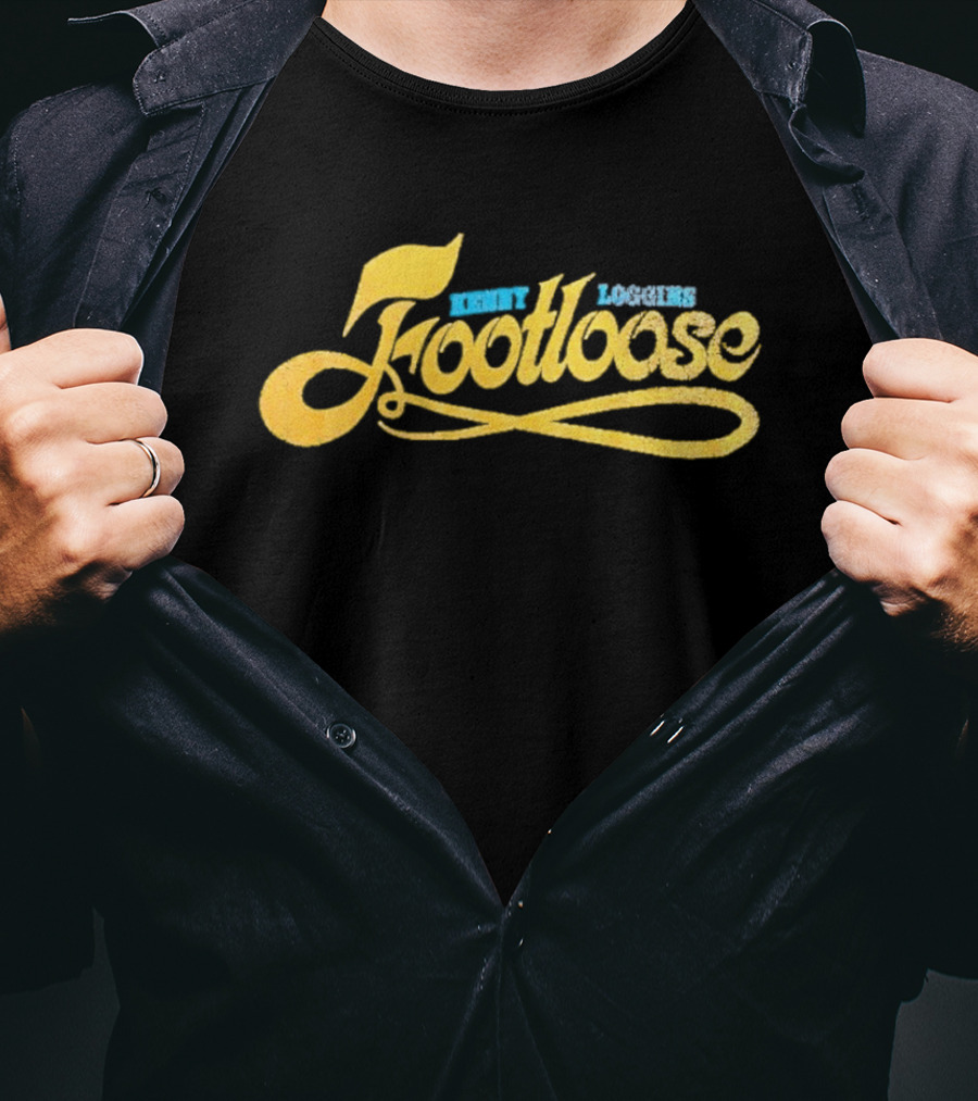 Kenny Loggins Footloose Vintage Retro Script T-Shirt