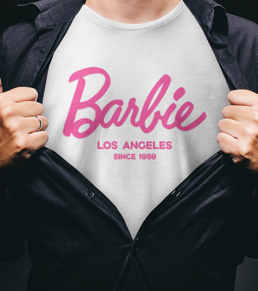 Barbie Los Angeles Since 1959 Retro Pink T-Shirt