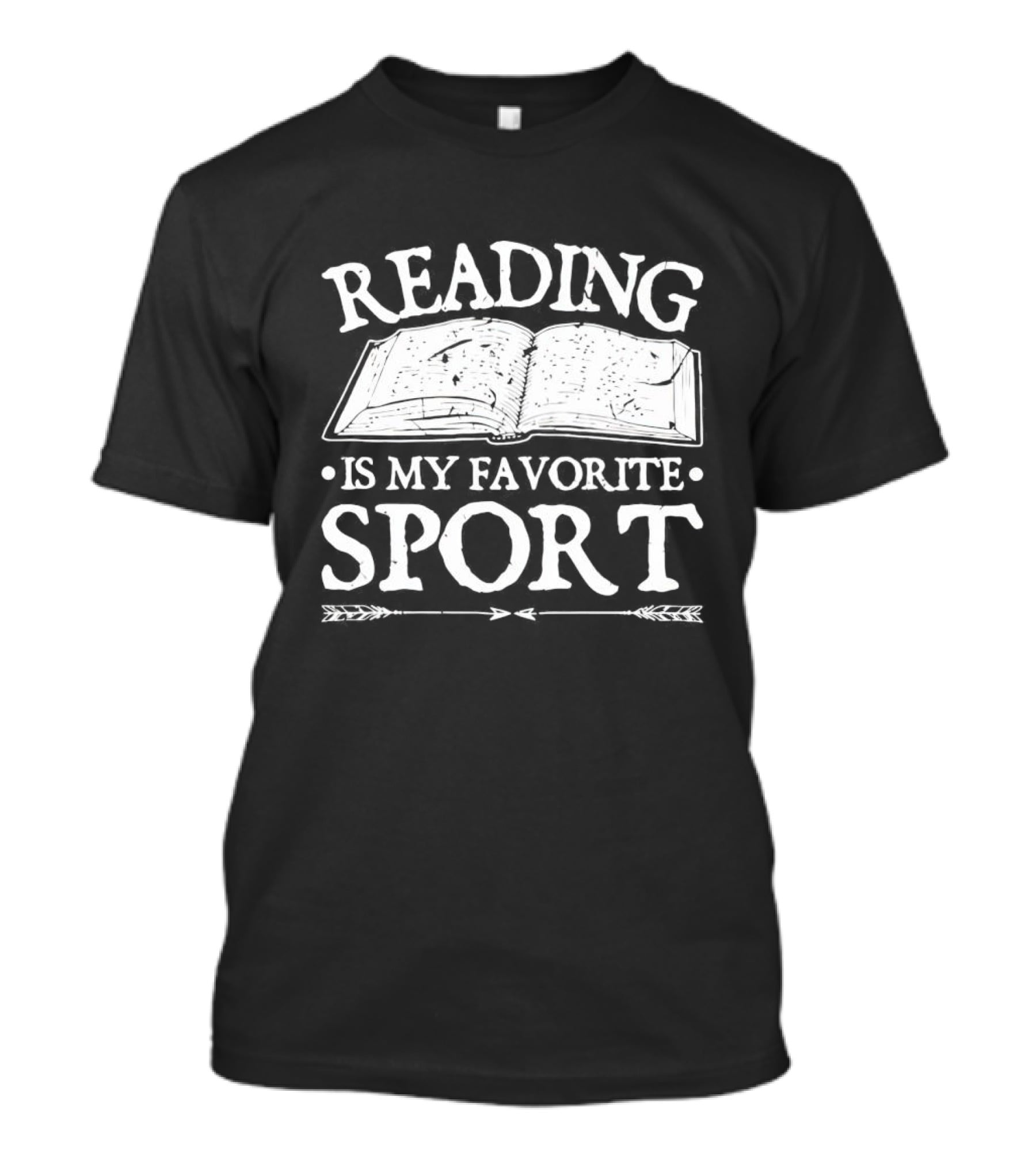Reading Is My Favorite Sport Open Book T-Shirt