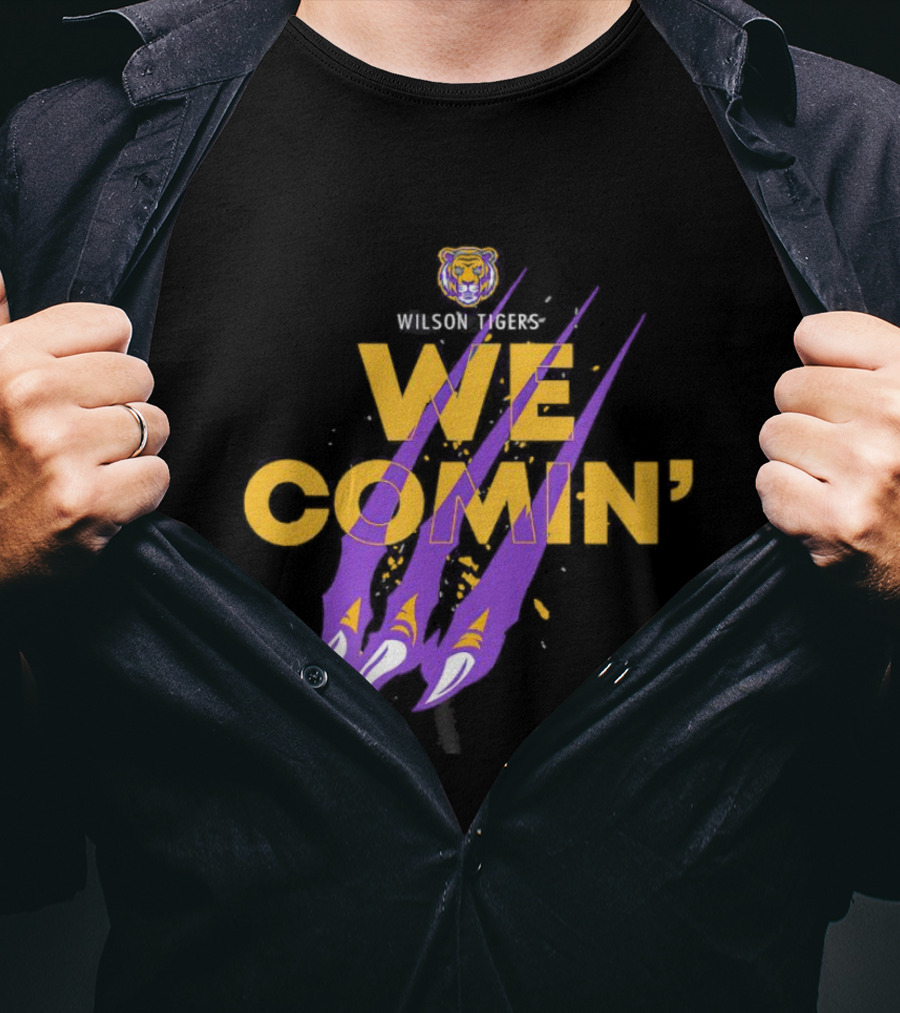 Wilson Tigers We Comin' Tiger Claw Marks T-Shirt