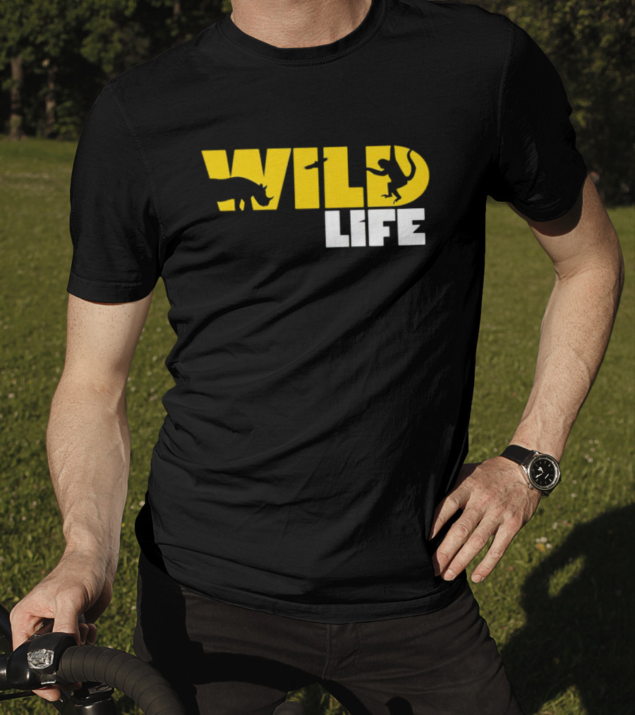Wild Life Rhino Monkey T-Shirt