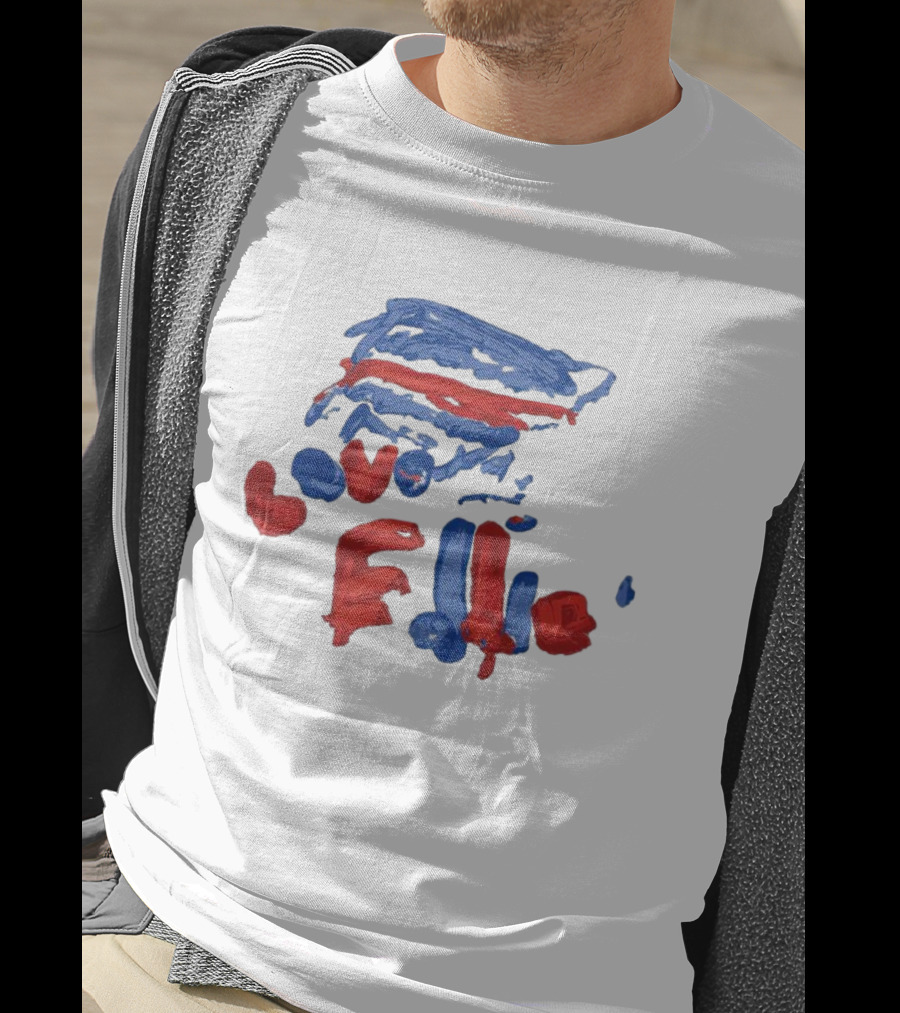Buffalo Love Eddie Bills Colors T-Shirt