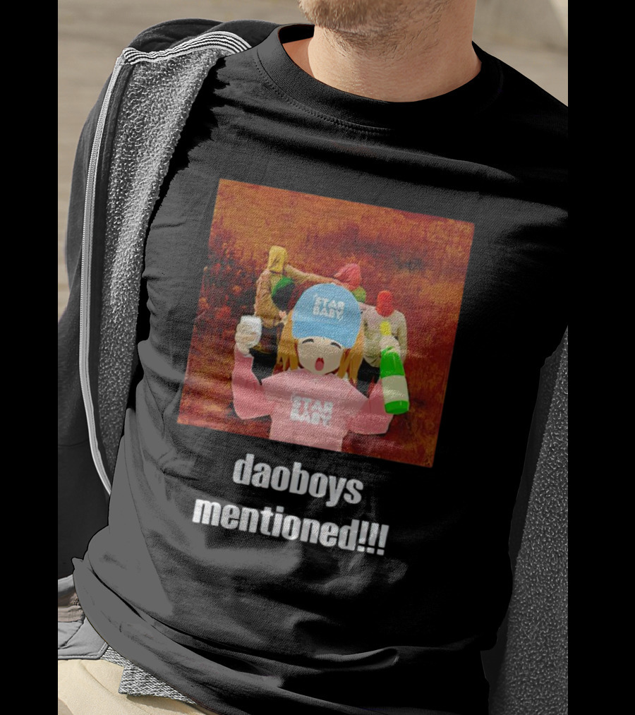 Daoboys Mentioned Star Baby Anime Style Party Scene T-Shirt