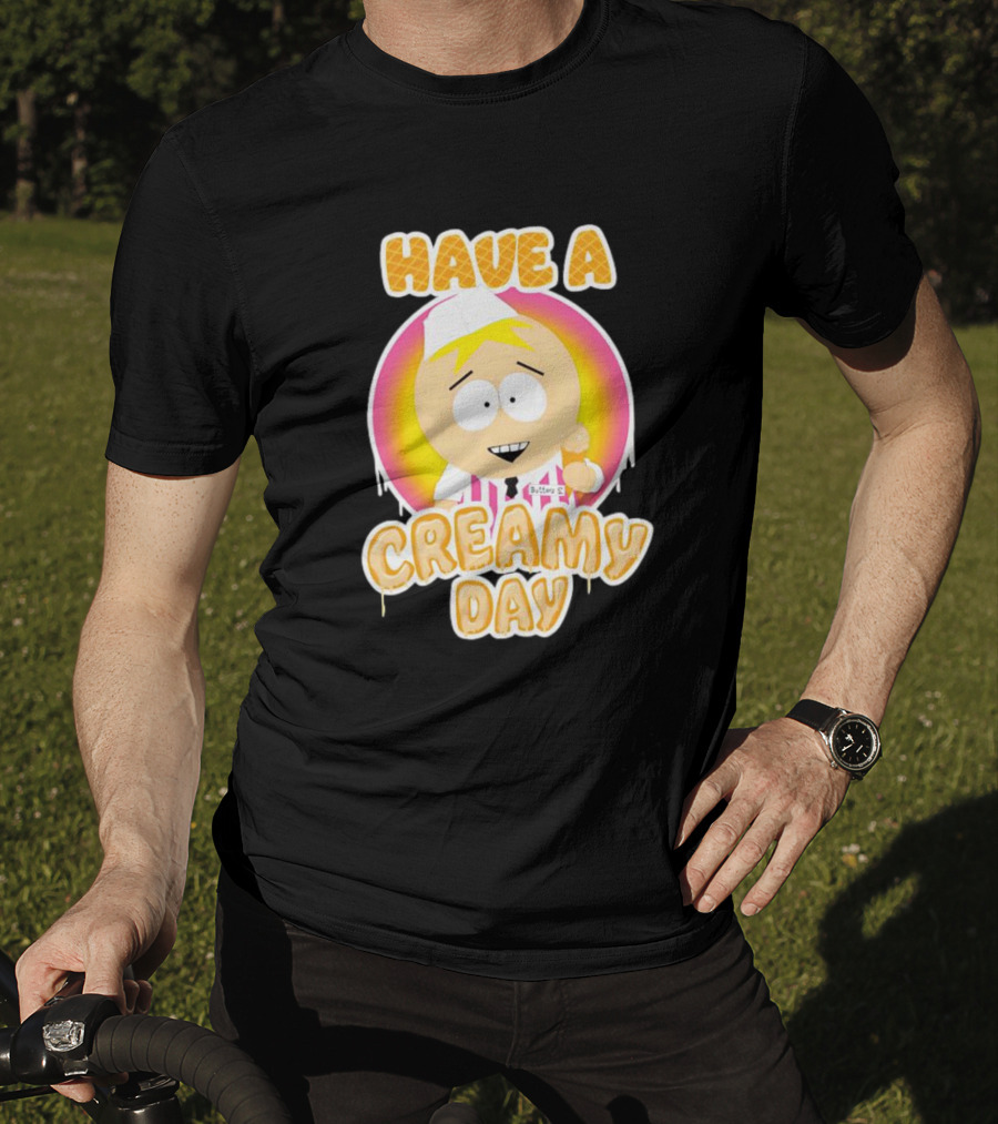 Have A Creamy Day DikinBaus Hot Dogs Ice Cream Cone T-Shirt