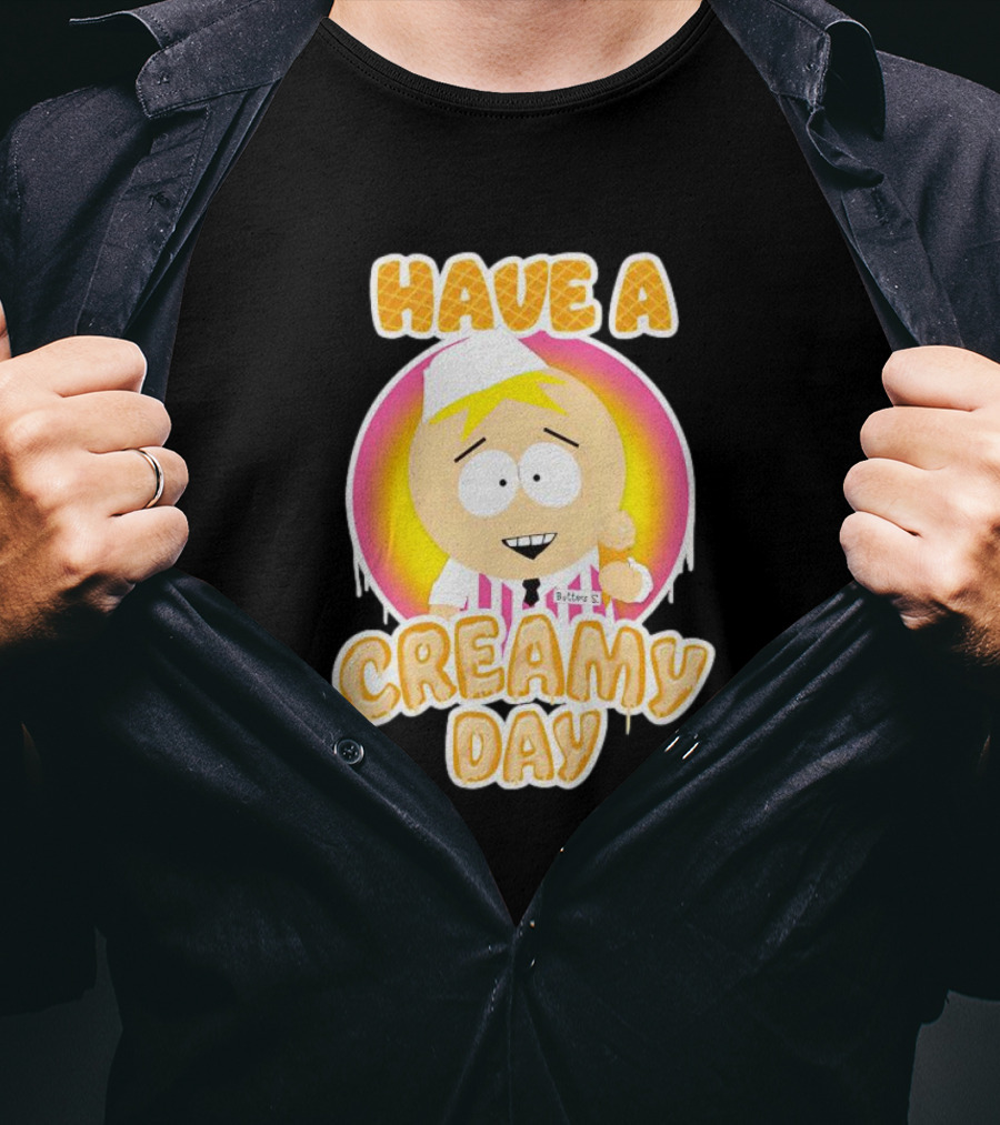 Have A Creamy Day DikinBaus Hot Dogs Ice Cream Cone T-Shirt