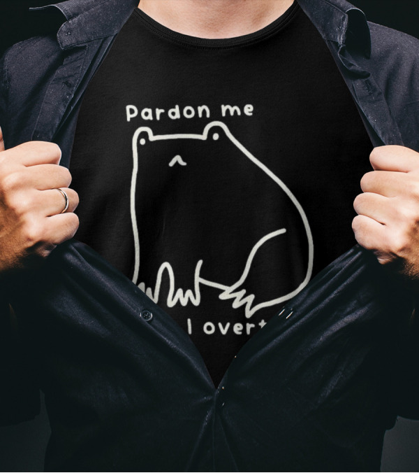 Pardon Me Frog While I Overthink T-Shirt