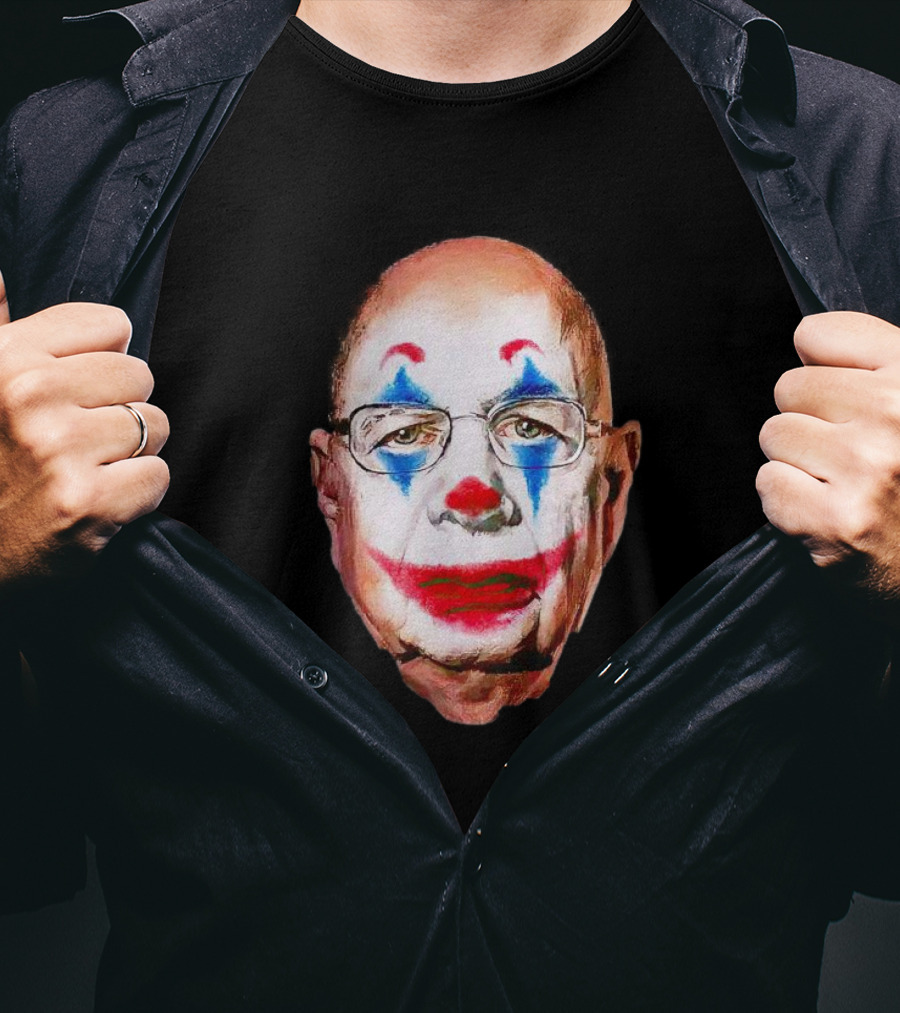 Klaus Schwab Joker Clown Face Paint T-Shirt