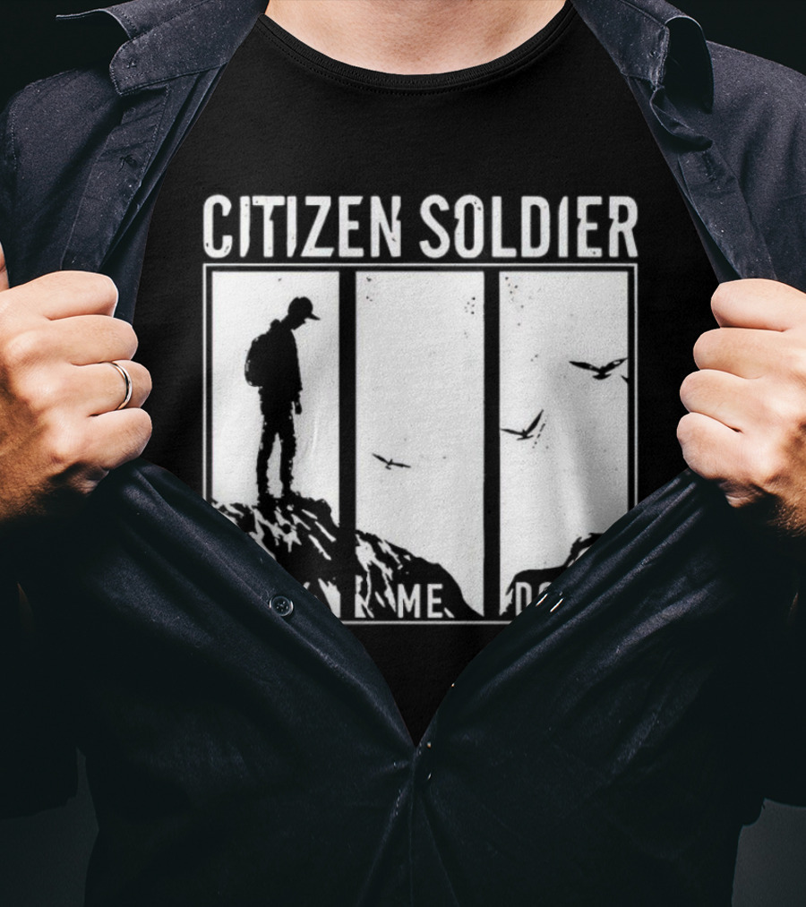 Citizen Soldier Talk Me Down Silhouette With Birds T-Shirt