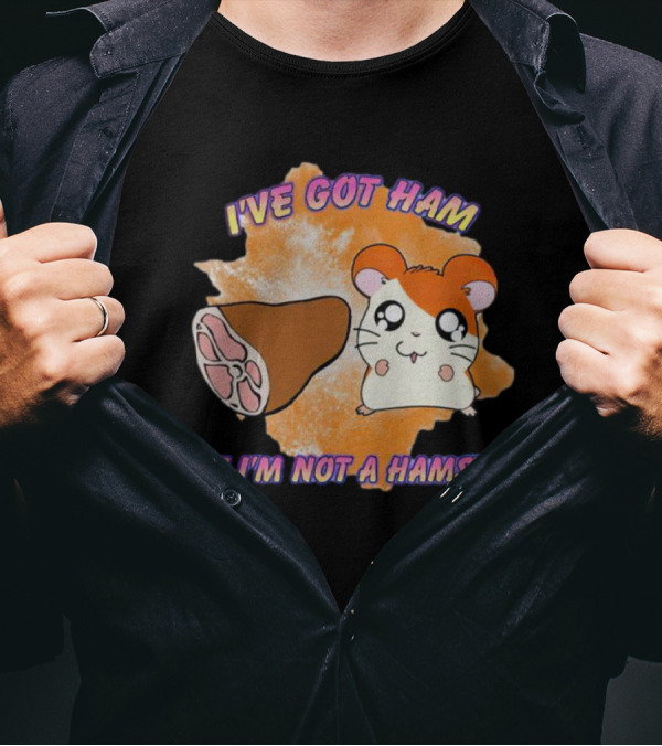 I've Got Ham Funny Cartoon Hamster Joke T-Shirt