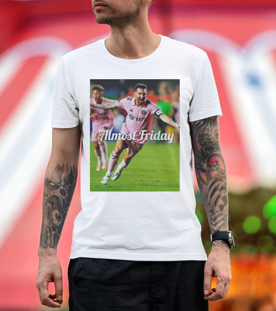 Almost Friday Miami Messi Goal T-Shirt