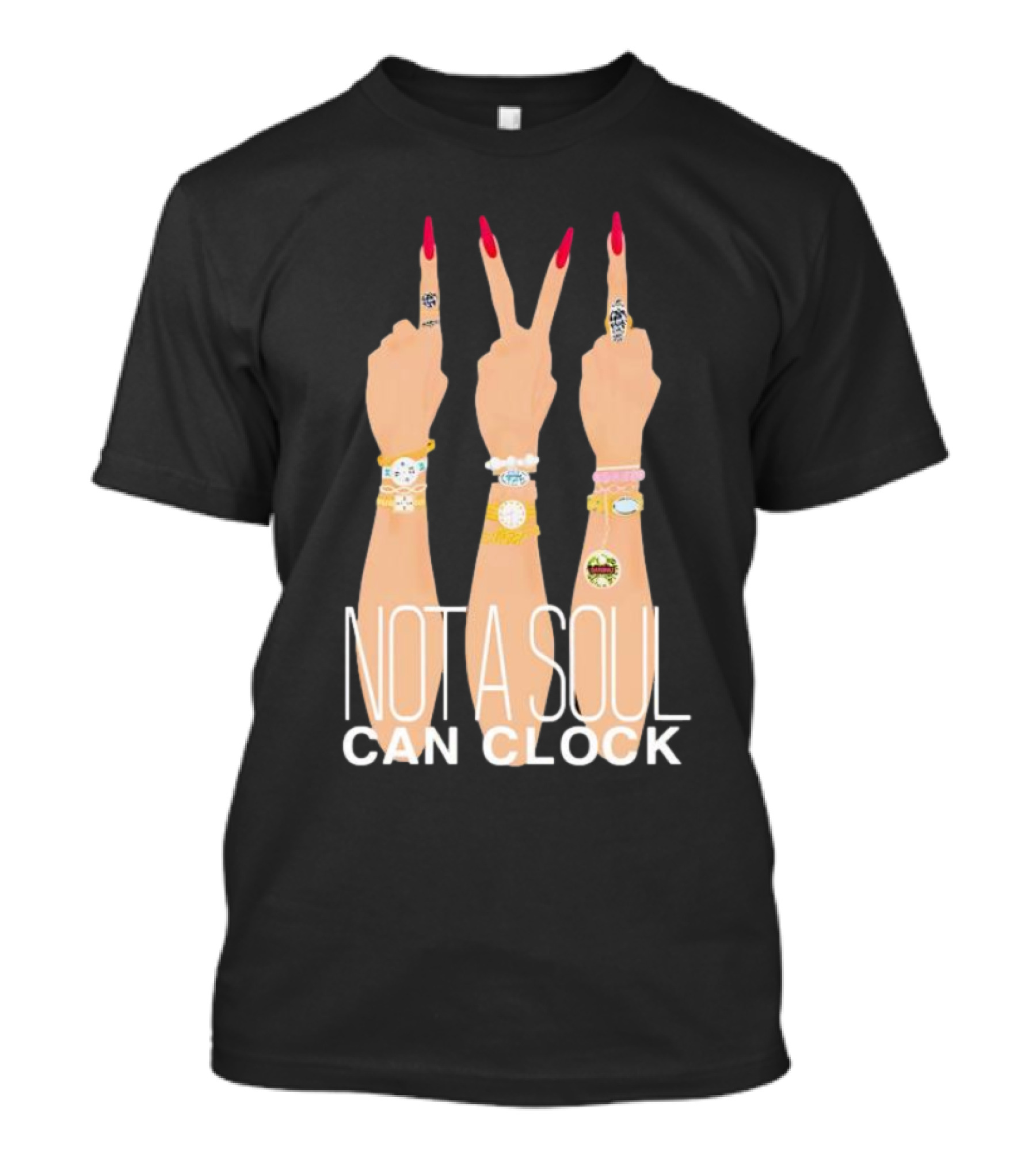 Monica Beverly Hillz Not A Soul Can Clock Hands T-Shirt