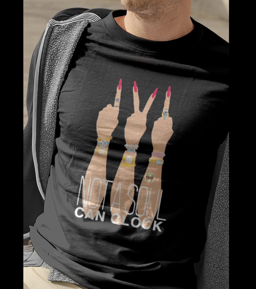 Monica Beverly Hillz Not A Soul Can Clock Hands T-Shirt